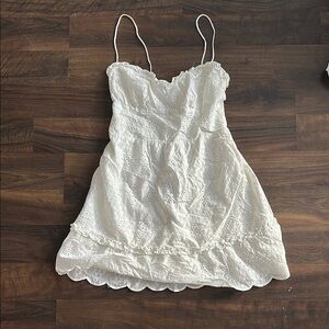 White sun dress